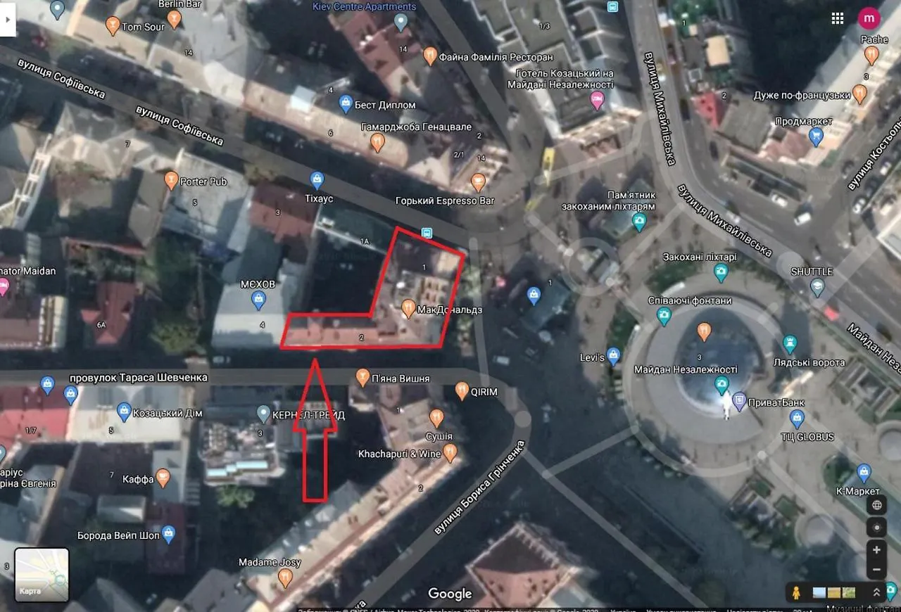 Sofiivs\'Ka Street, 1,, location